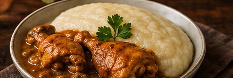 Chicken and pap